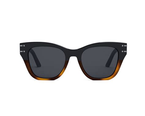 DiorSignature B4I Lunettes de soleil papillon noires 